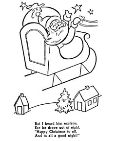 236x288 The Night Before Christmas Coloring Pages Now, Dasher! Now