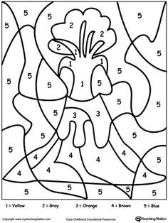236x314 Color By Number Volcano Free Coloring, Volcano And Worksheets