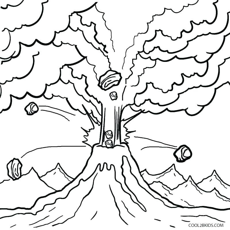 800x803 Volcano Coloring Page Volcano Coloring Page Volcano Coloring Pages