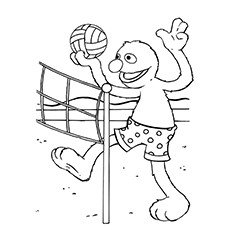 Volleyball Coloring Pages