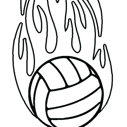 425x425 Volleyball Coloring Pages Coloring Pages Volleyball Coloring Pages