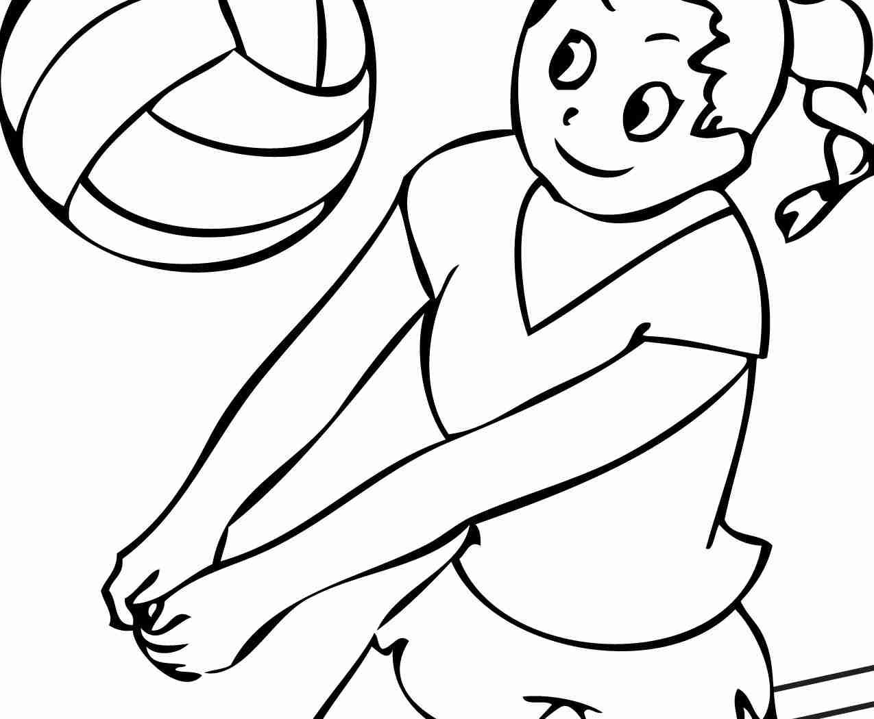 1275x1050 Volleyball Coloring Pages Isolution Me And Olegratiy