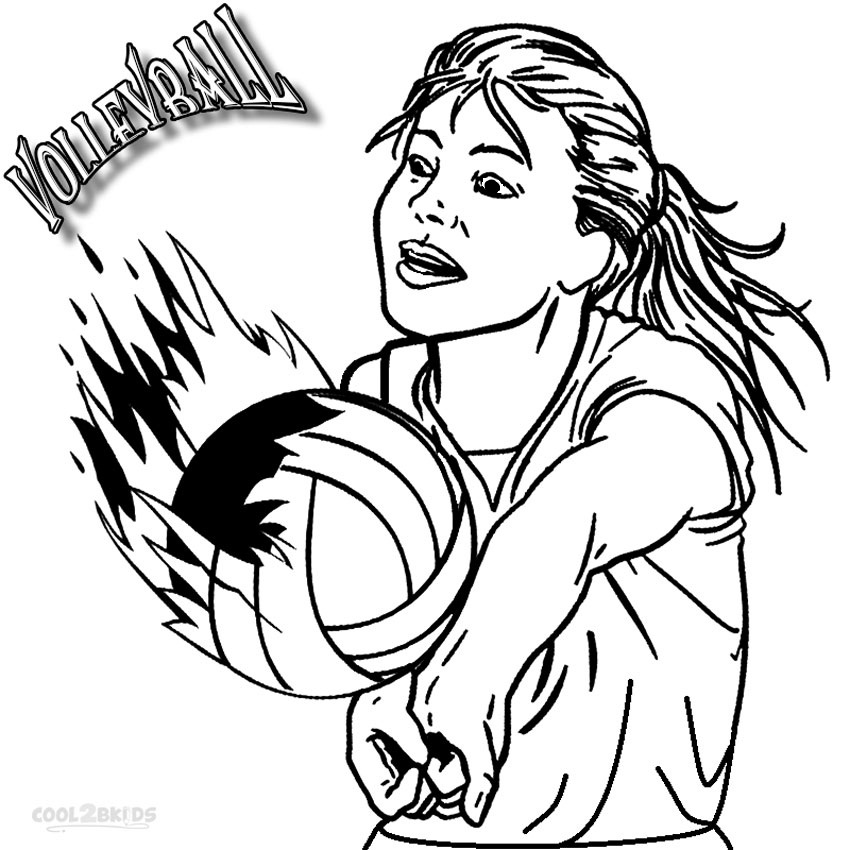 850x850 Volleyball Coloring Pictures Printable Volleyball Coloring Pages