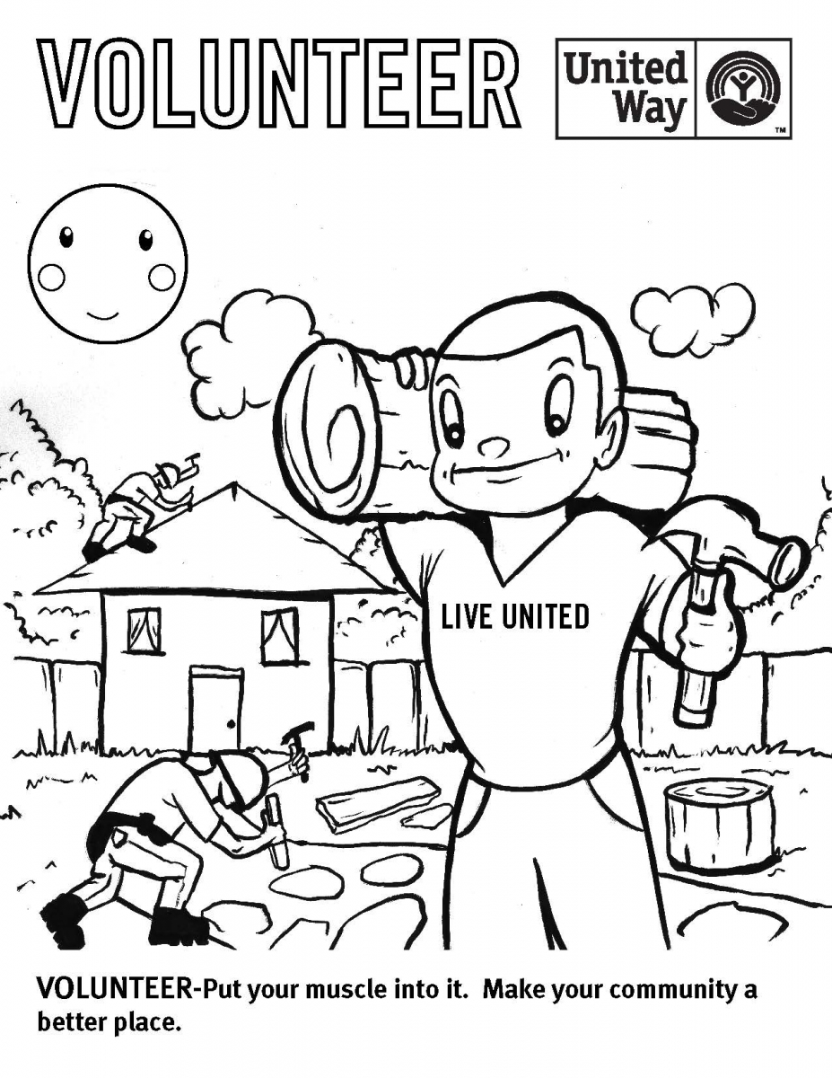 927x1200 Coloring Contest Char Em United Way