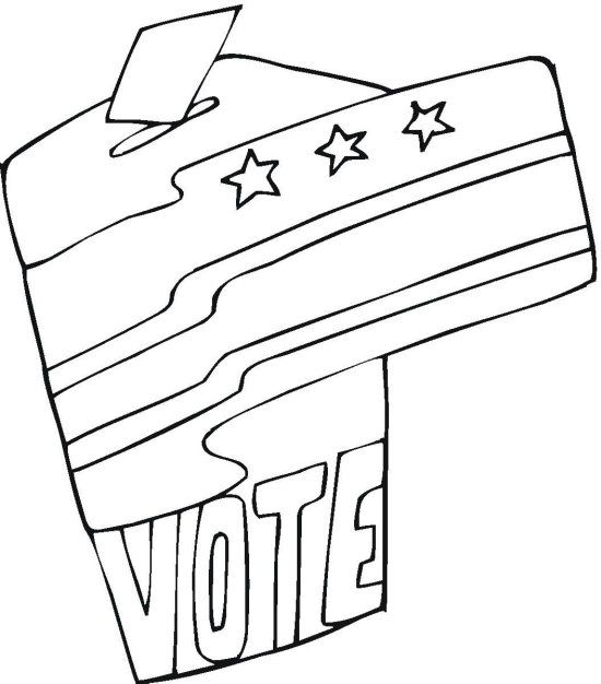 550x626 23 Best Election Day Coloring Pages Images On Free