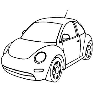 300x300 Vw Beetle Car Versus Citroen 2cv Coloring Pages Best Place To Color