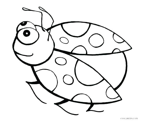 590x506 Bug Coloring Pages Lady Bug Coloring Pages Ideal Ladybug Coloring