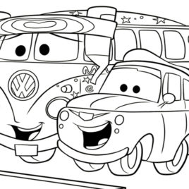 268x268 Classic Vw Beetle Coloring Page Remember Herbie In The Love Bug