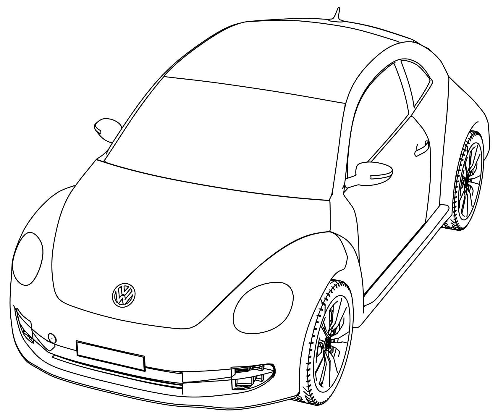 1684x1410 Vw Beetle Colouring Pages Vw Bug Coloring Page Bell Rehwoldt