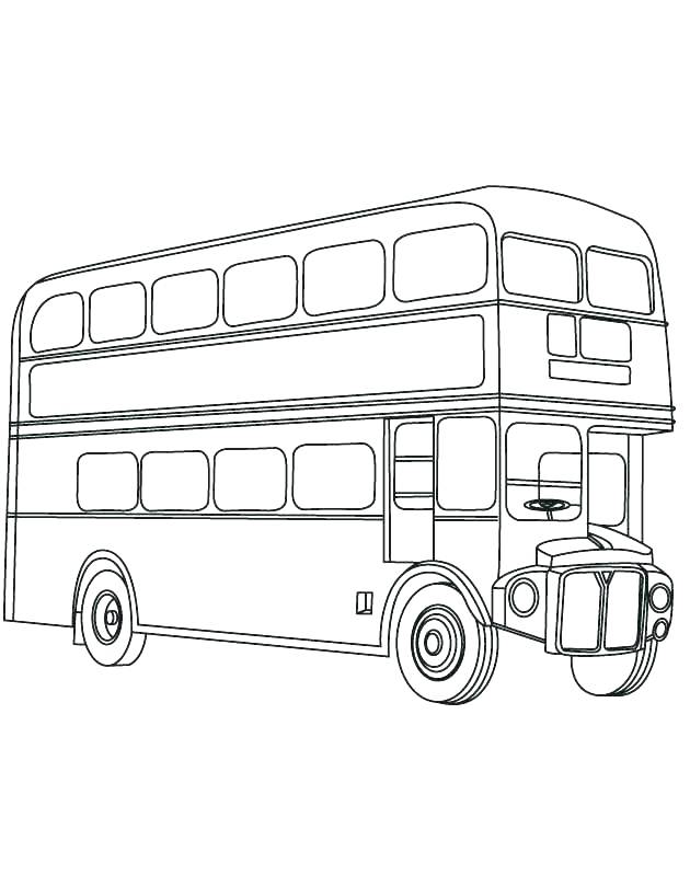 630x810 Bus Coloring Page Bus Coloring Page Coloring Pages Bus Double Bus