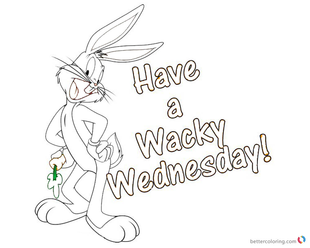 1000x800 Dr Seuss Wacky Wednesday Coloring Pages Bunny