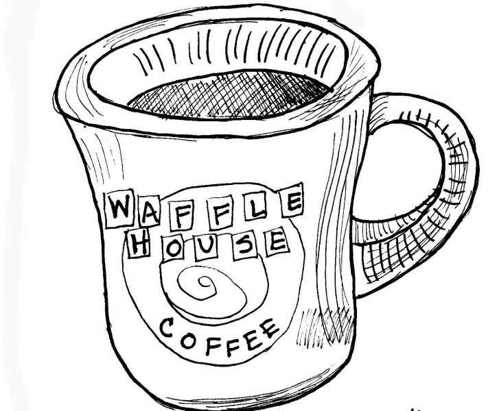 727x600 Waffle Coloring Page. Breakfast Waffles Coloring Pages Coloring Pages
