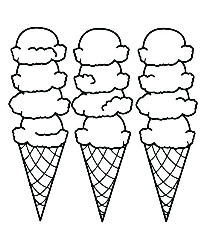 712x792 Waffle Coloring Page