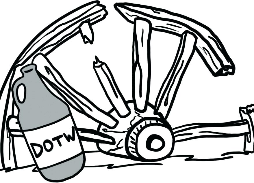 879x635 Wagon Coloring Pages Covered Wagon Coloring Page Covered Wagon