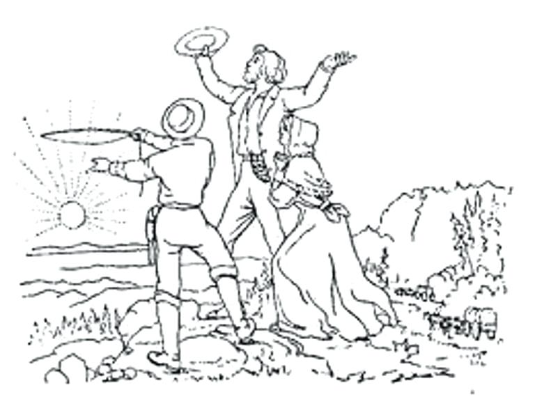 768x573 Lds Pioneer Coloring Pages Lives In Figures Coloring Pages