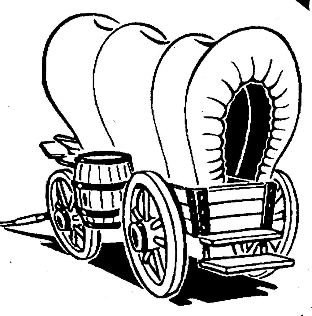 1008x1024 Chuck Wagon Coloring Page