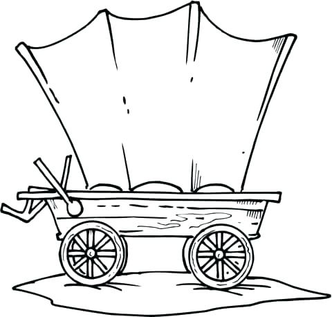 480x458 Wagon Coloring Page Trend Covered Wagon Coloring Page Print