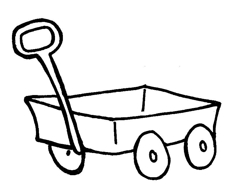 800x636 Red Wagon Coloring Pages