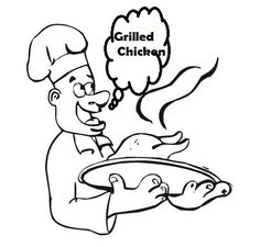236x225 Waiter Do List Orders Coloring Page Profession Coloring Pages