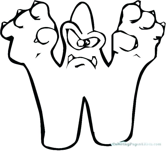 700x637 Monster Coloring Pages Monster Coloring Pages Monster Waldo
