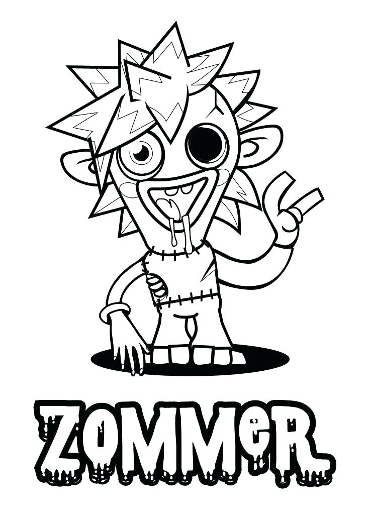 736x1041 Moshi Monster Coloring Pages Monster Coloring Pages Monster