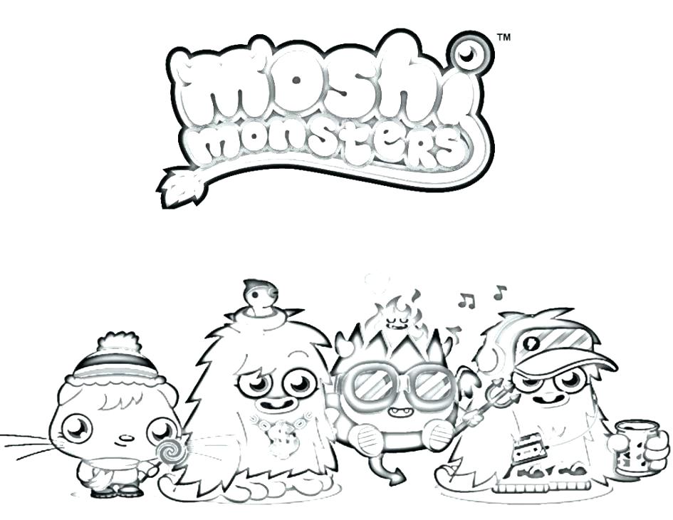 945x730 Moshi Monster Coloring Pages Monster Coloring Pages Monster Waldo
