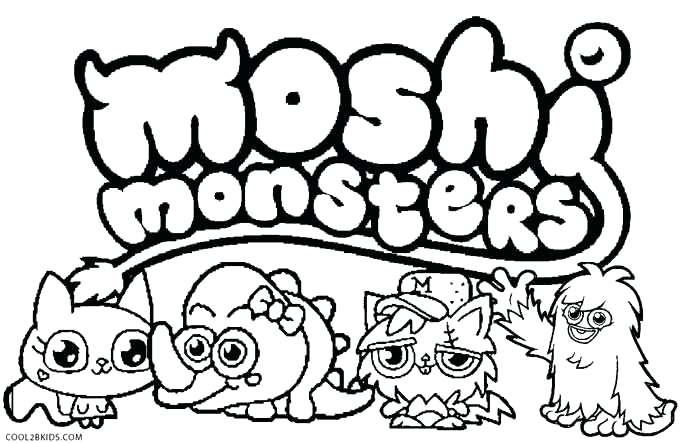680x443 Moshi Monster Coloring Pages Monsters Coloring Pages Moshi