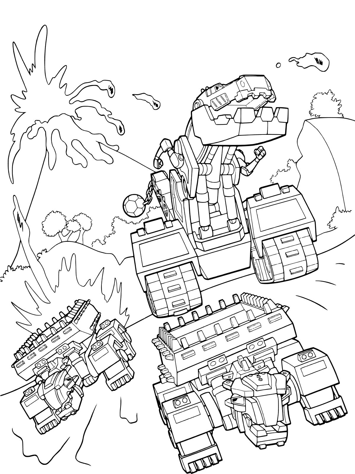 1200x1600 Dinotrux Coloring Pages