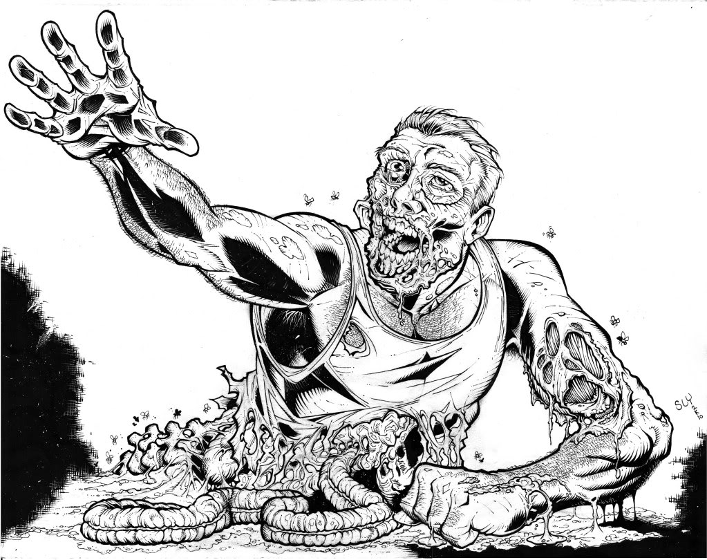 1023x810 Disney Zombie Coloring Pages For Adults And Teens