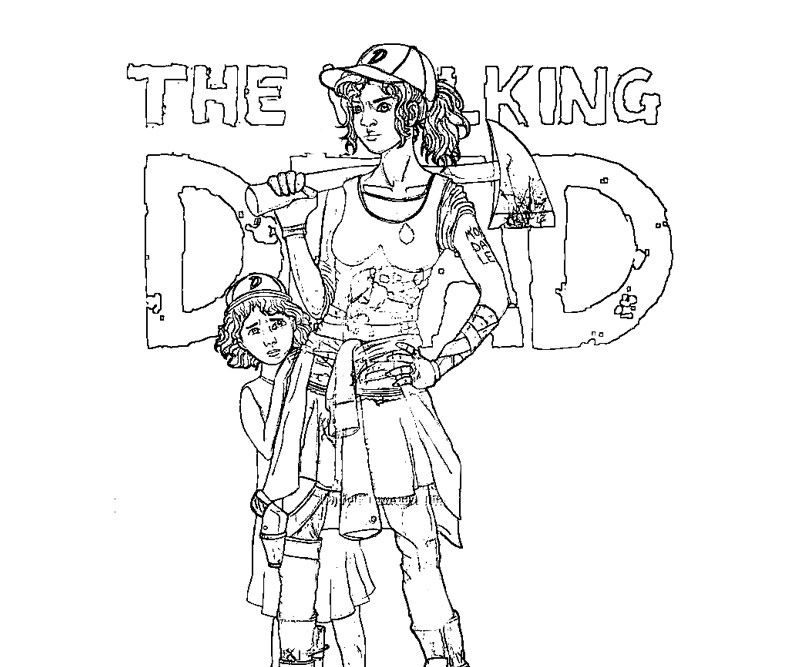 800x667 Walking Dead Coloring Pages The Walking Dead Coloring Page
