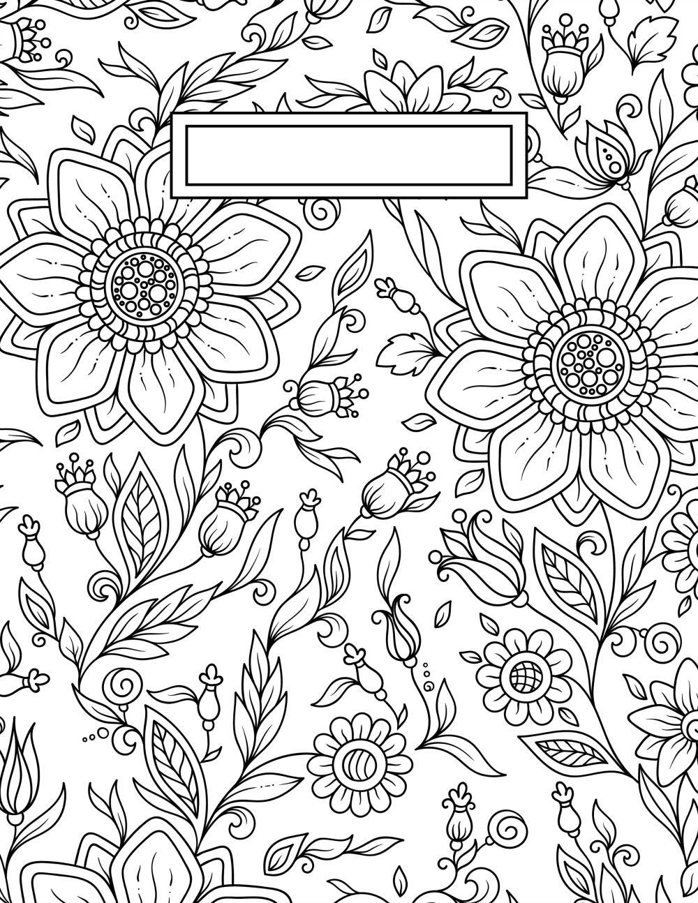 1000x1294 Back To School Binder Cover Adult Coloring Pages School Binder