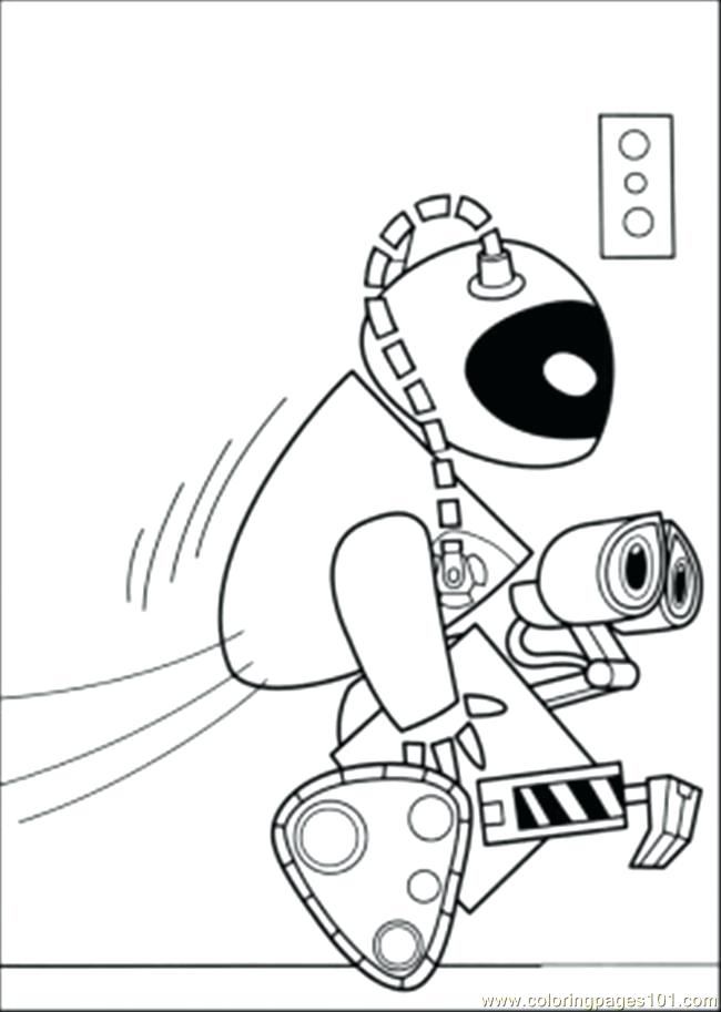 650x913 Wall E Coloring Pages Coloring Pages Wall E And Are Running Away