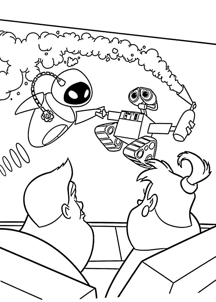 736x1031 12 Best Coloring Pages (Wall E) Images On Coloring