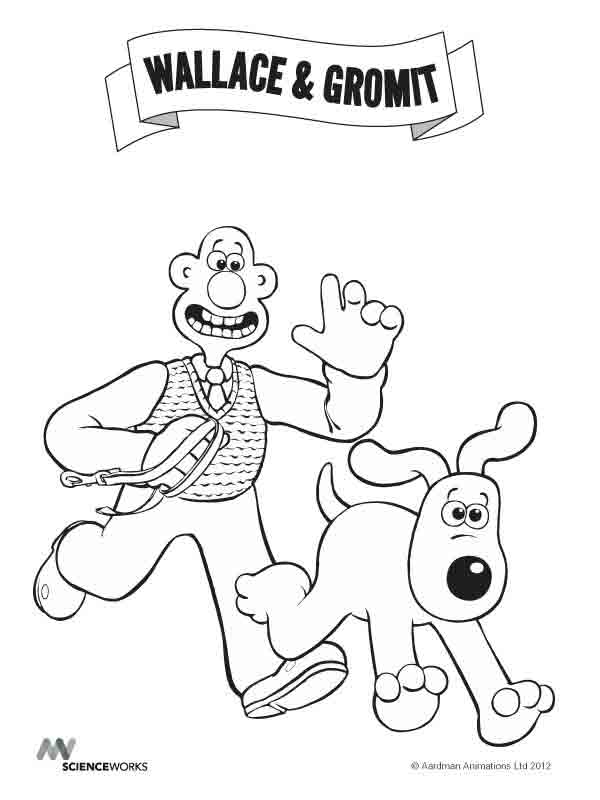 600x800 Wallace And Gromit Coloring Pages