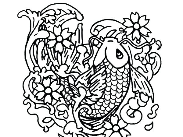 600x450 Coloring Page Fish Walleye Coloring Page Freshwater Fish Coloring