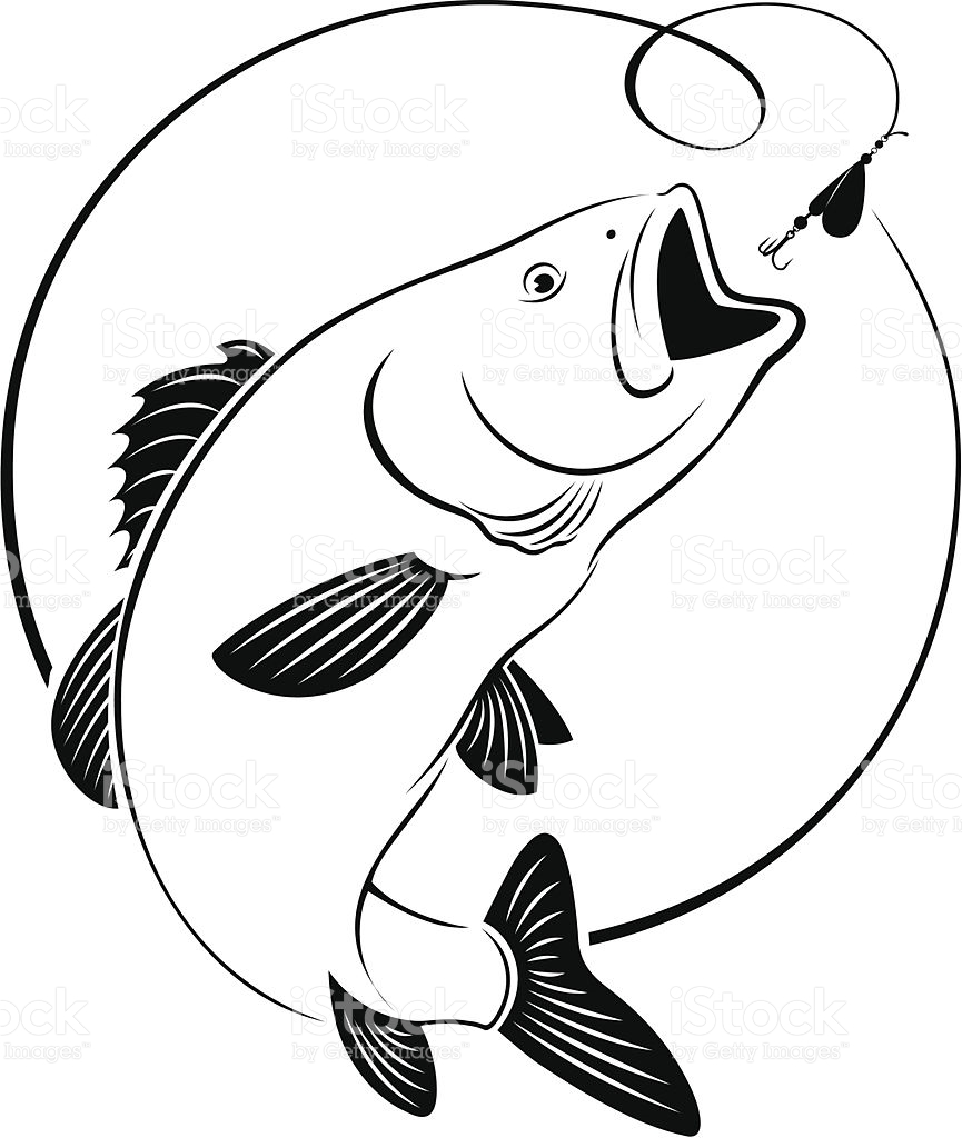 865x1024 Walleye Fish Coloring Page