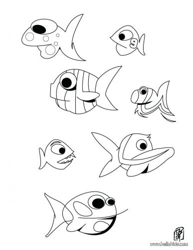 387x500 Coloring Pages ~ Fish Coloring Pages Page Children Starfish