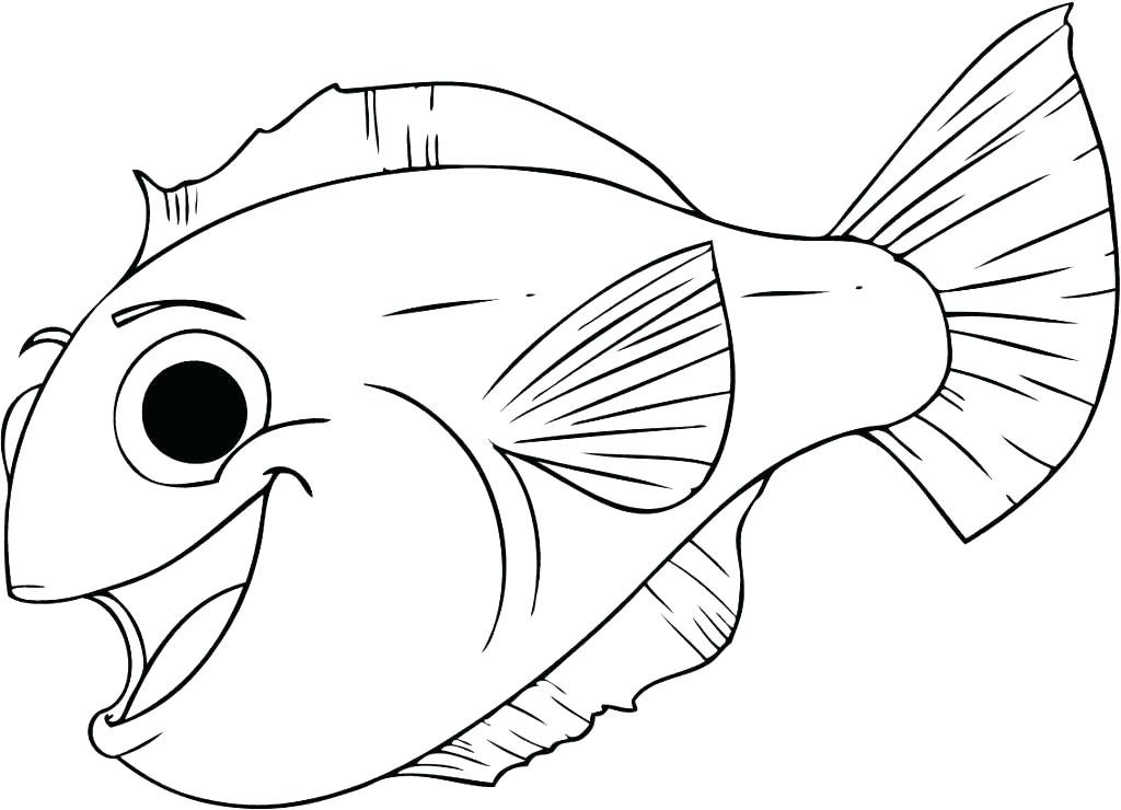 1024x740 Coloring Pages Online Printable Walleye Page Pike Fish Tuna Sheet