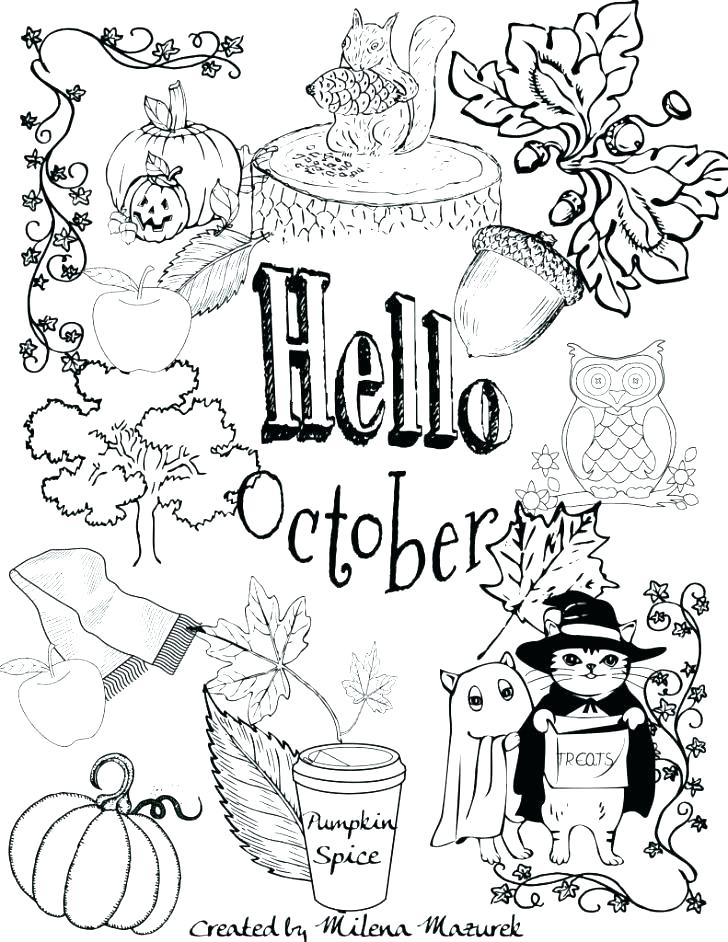 728x942 October Coloring Pages Medium Size Of Coloring Pages