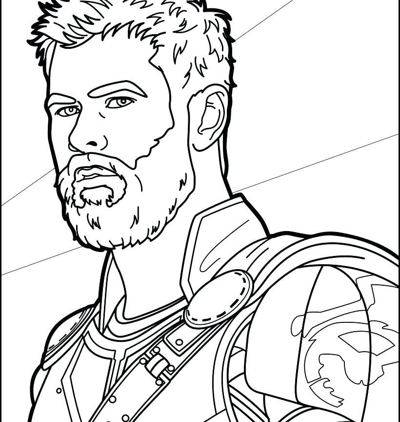 820x864 Thor Coloring Page Coloring Page Best Coloring Pages Wallpaper