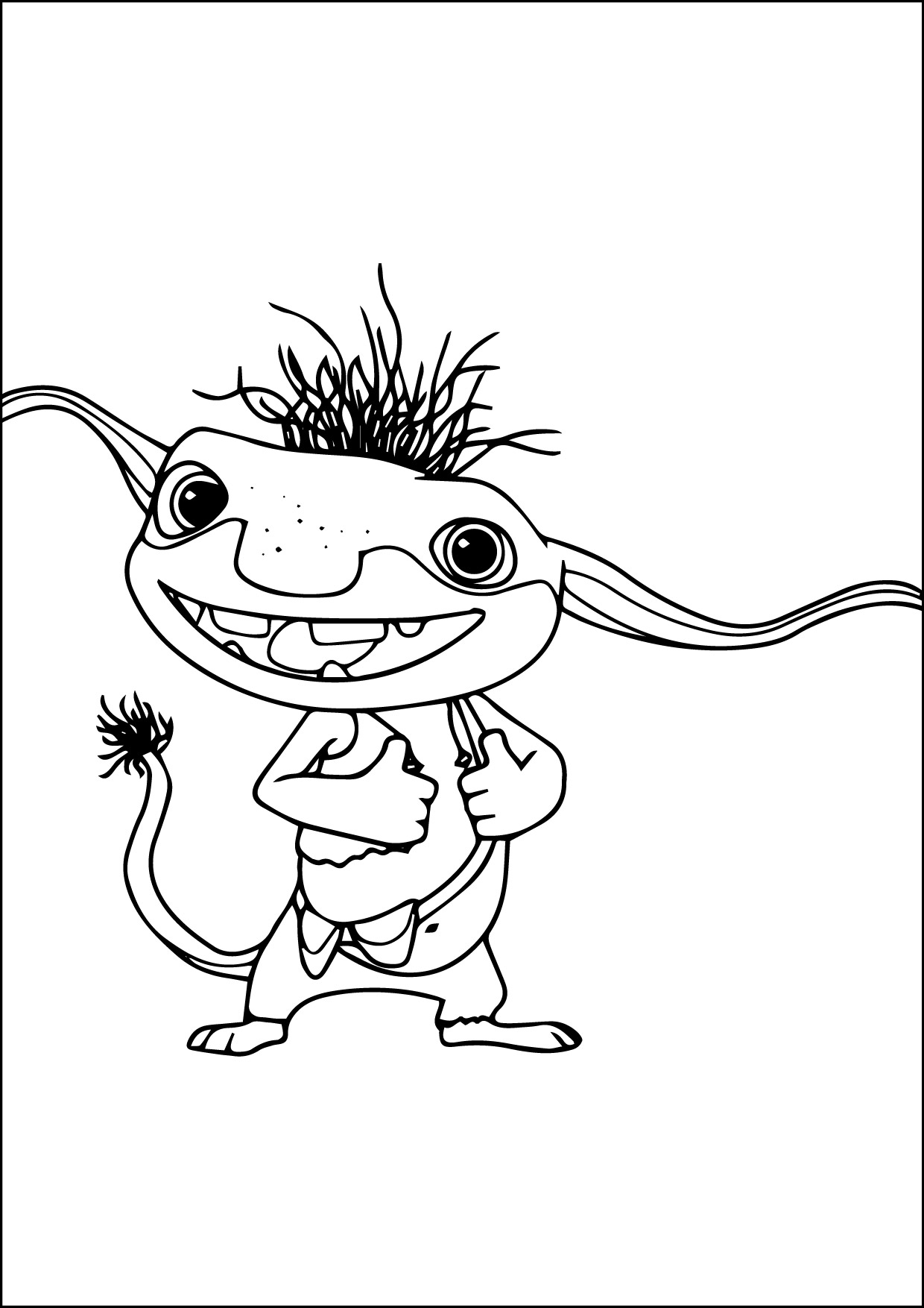 1240x1754 Wallykazam Coloring
