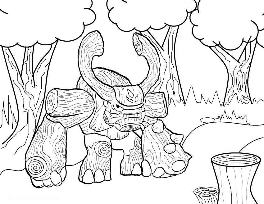 850x657 Skylander Coloring Book Printable Giants Coloring Pages For Kids