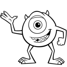 268x268 Coloring Pages Walt Disney Characters Archives