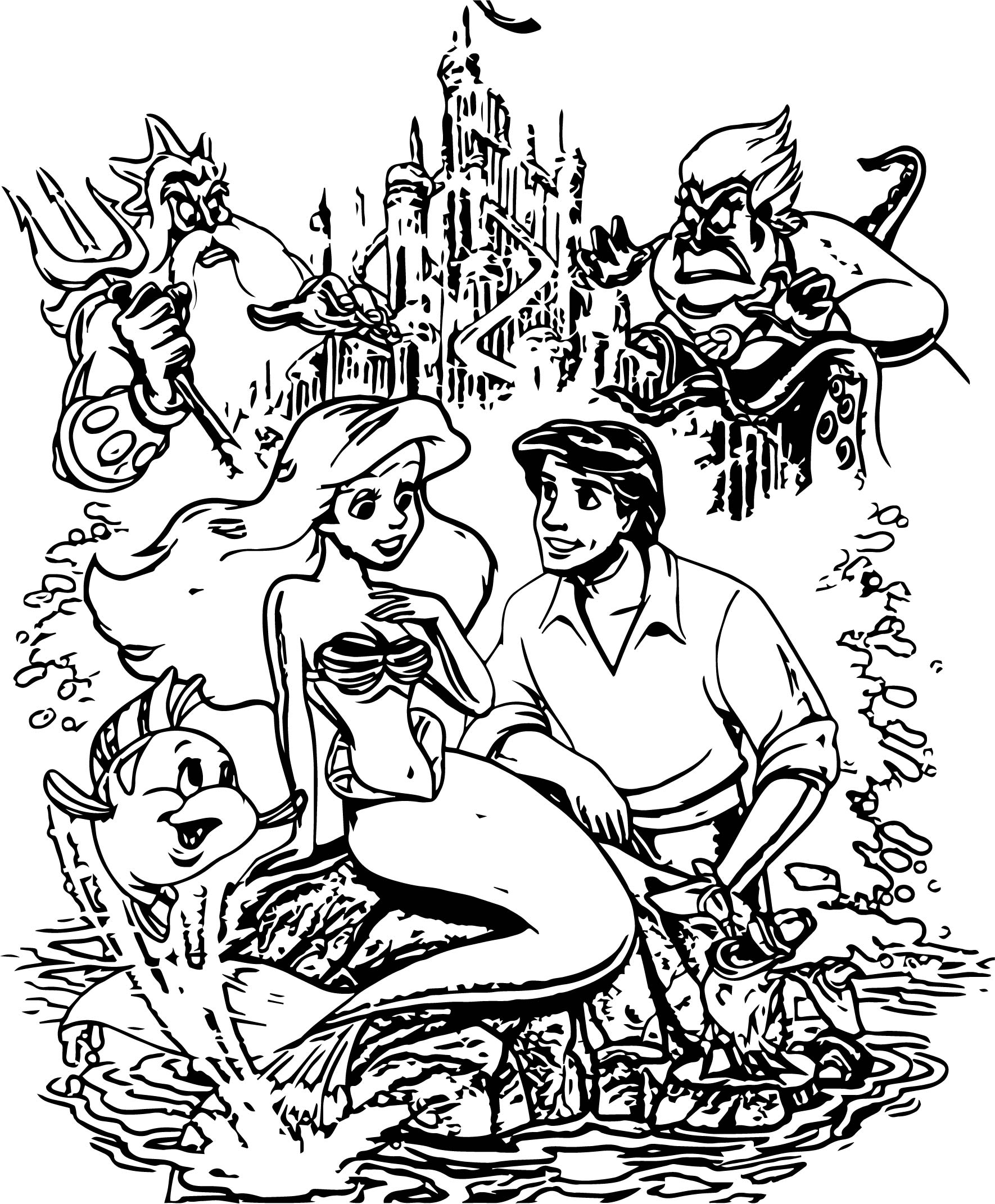 1770x2142 Walt Disney Images The Little Mermaid Walt Disney Characters