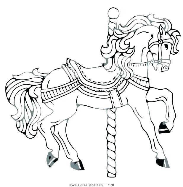 618x630 Carousel Coloring Page Carousel Coloring Pages Carousel War Horse