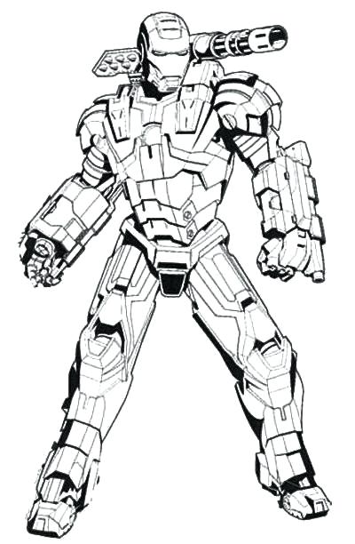 400x612 Ironman And War Machine Coloring Pages War Machine Coloring Pages