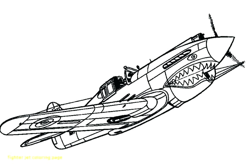 War Plane Coloring Pages