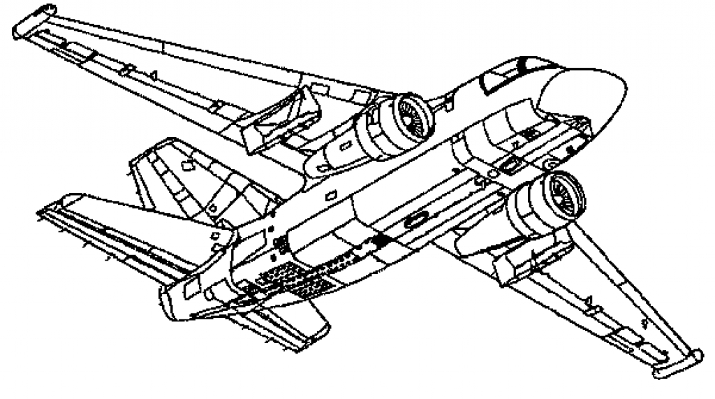 1024x571 Coloring Pages Of Jets Planes Copy Page Airplane Fighter Jet Cool