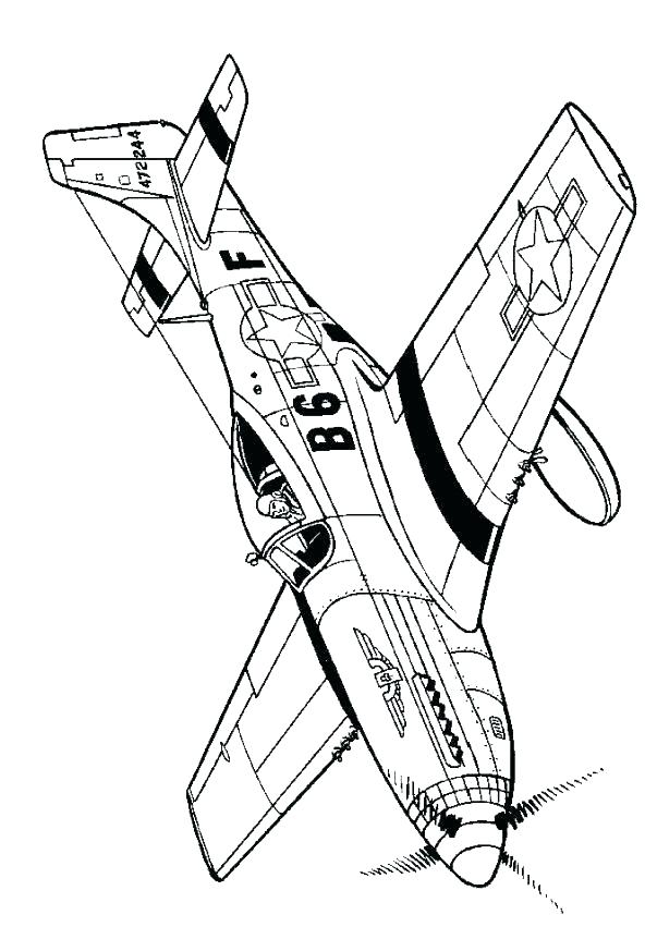 592x851 Fighter Plane Coloring Pages Airplane Coloring Sheets Planes