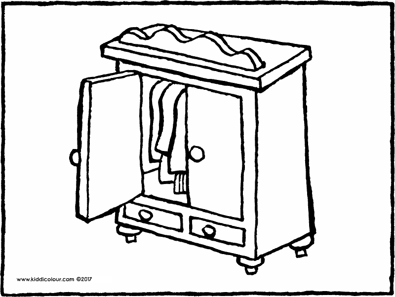 800x602 At Home Colouring Pages